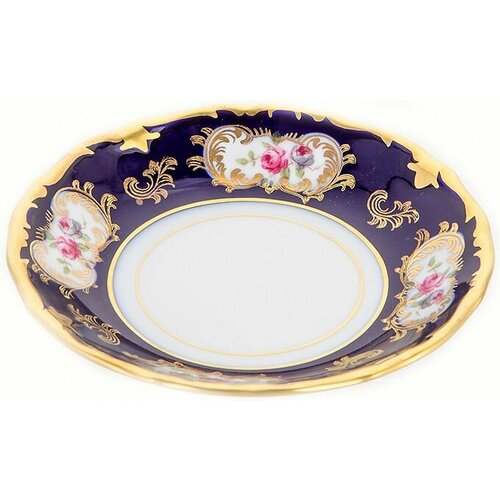 Набор из 6-ти розеток Барокко кобальт Размер 11 см 14836₽