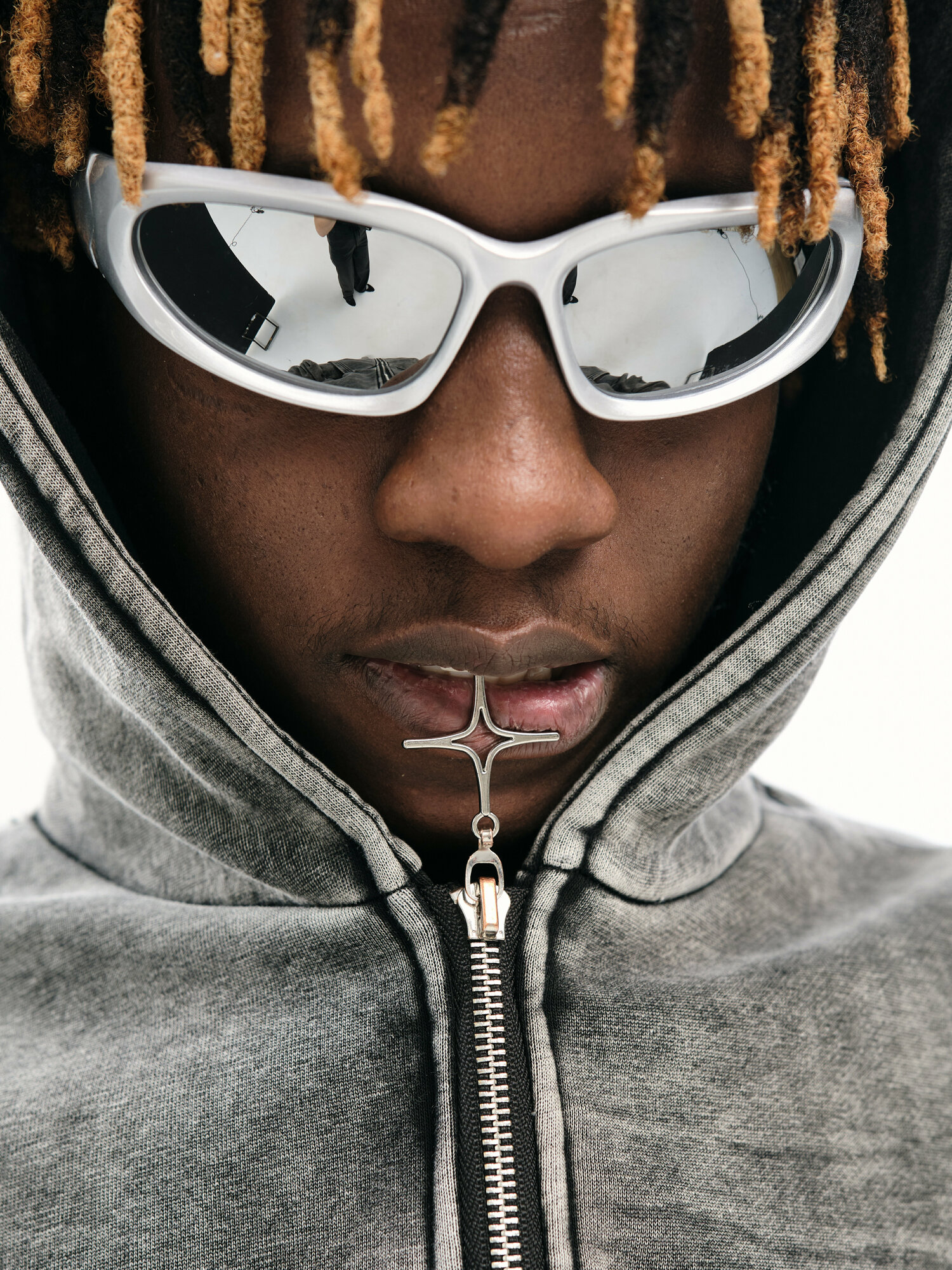 Худи CHEEKY & PEAKY Зип худи варенка, размер S, , серый — фото 1