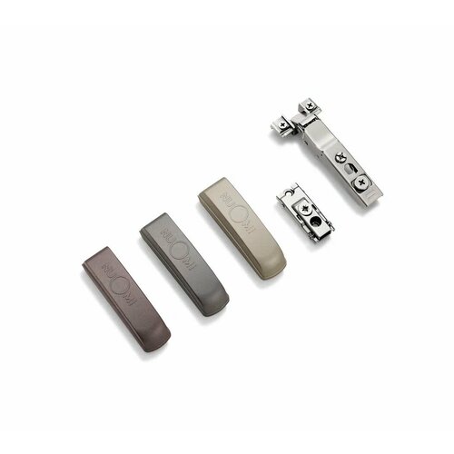 Петля мебельная Nuomi с прямой ответной планкой для алюм. фасада 105 градусов, Накладная