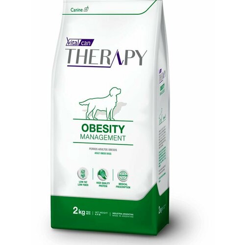 Сухой корм Vitalcan Therapy Canine Obesity Management для собак, для снижения веса, с курицей, 2 кг