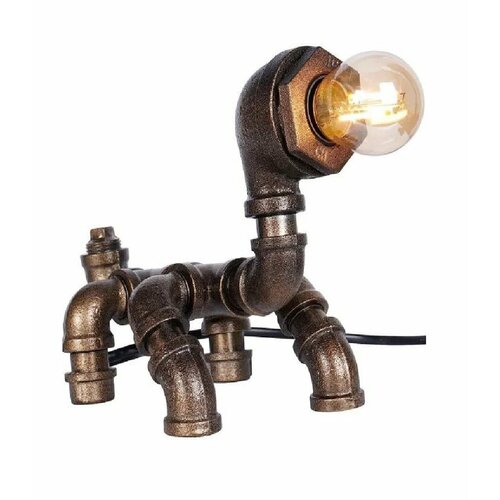 Декоративный металлический светильник 