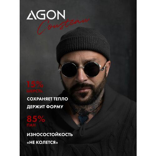 фото Шапка докер agon company agon cousteau, размер 52-58, черный