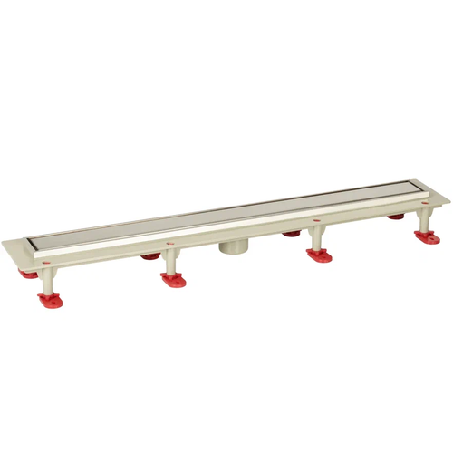 Трап линейный (душевой лоток) Vimarr C.1 517C41001050 1000 мм с вертикальным выходом D50 мм, с решеткой под плитку