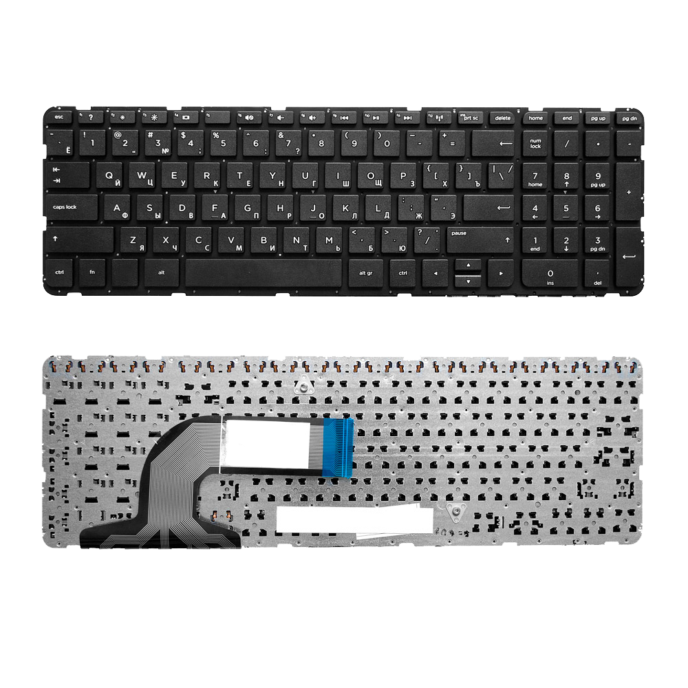 Клавиатура для ноутбука HP Pavilion 15-n 15-e 15t-e черная с рамкой