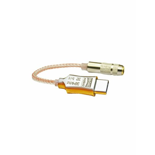 Переходник для наушников c ЦАП TM8 DAC ALC5686 Type-C на 3.5мм alc5686 chip type c digital audio headphone plug dac decoding lossless sound quality 32bit 384khz usb c hifi connector adapter