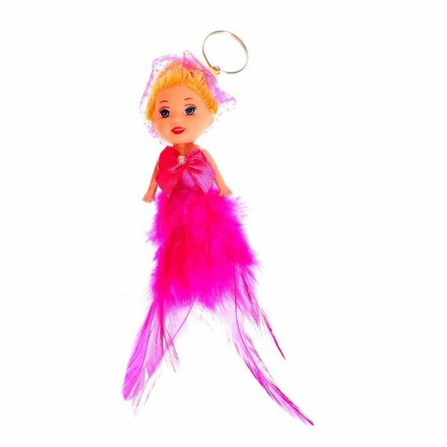 Куколка-брелок «Куколка-ангелочек», пёрышки, цвета микс (комплект из 18 шт)