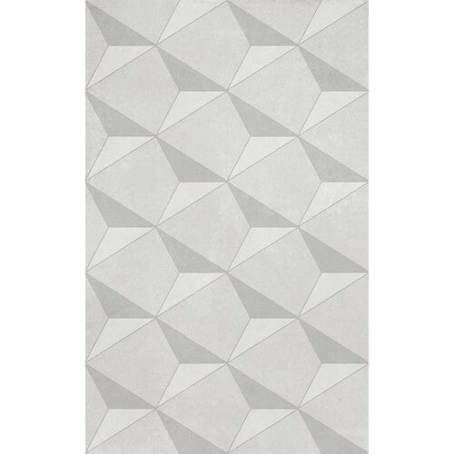 Декор KERAMA MARAZZI Корредо серый светлый матовый 25x40 см. 10 штук в упаковке мозаика kerama marazzi про лаймстоун бежевый светлый 30x30 матовый dd2056 mm 1 шт