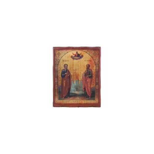 Икона печать на дереве.17х21 Петр и Павел #150256 икона печать на дереве 17х21 три святителя