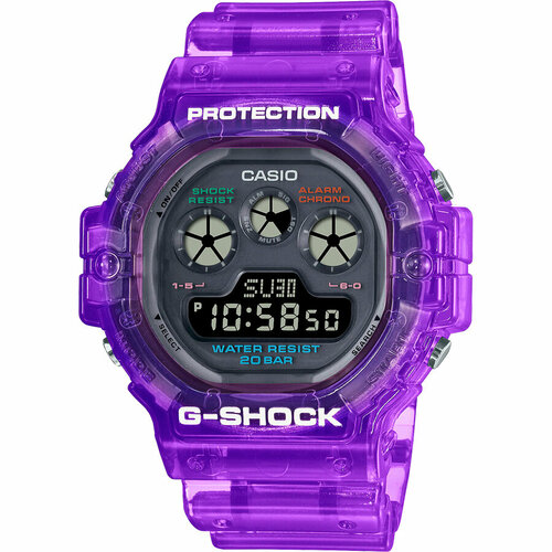 Наручные часы CASIO G-Shock DW-5900JT-6, серый, фиолетовый