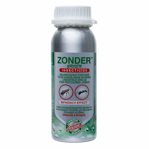 Zonder (Зондер) Green средство от клопов, тараканов, блох, муравьев, 250 мл зеленый