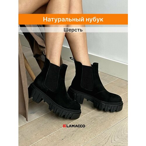 фото Ботинки челси lamacco, размер 37, черный