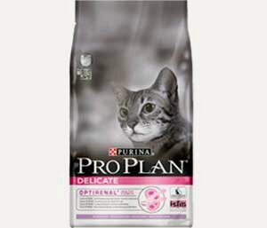 Изображение товара Сухой корм Pro Plan для кошек с чувствительным пищеварением индейка cat optidigest delicate turkey 3кг