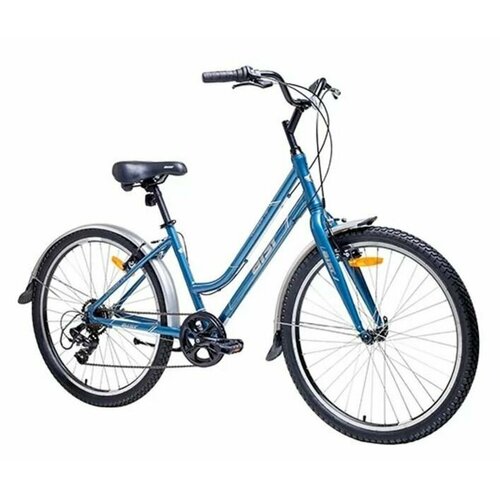 Велосипед городской Aist Cruiser 1.0 W 13,5-рама, 26 голубой велосипед aist avatar disc 26