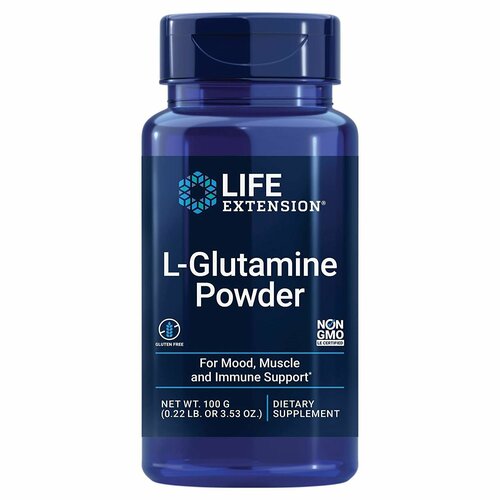 фото L-glutamine powder 100 grams life extension