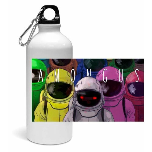фото Спортивная бутылка among us, амонг ас №9 mewni-shop