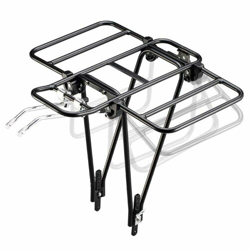 фото Багажник на велосипед алюминиевый для колес 24-28", 2-х стоечный регулируемый сварной ostand