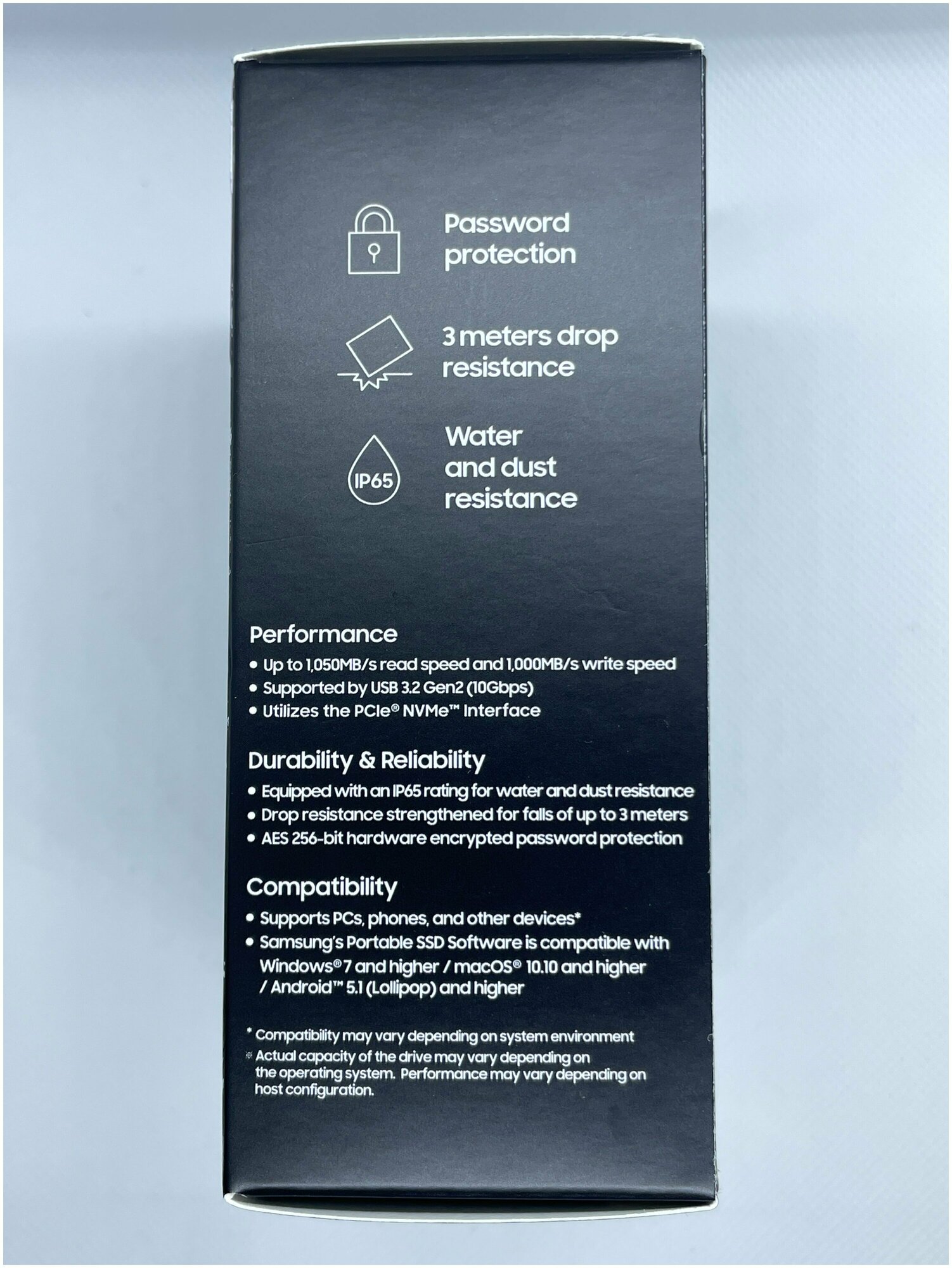 Внешний SSD Samsung 2Tb T7 Shield (MU-PE2T0R/WW) - фото №17