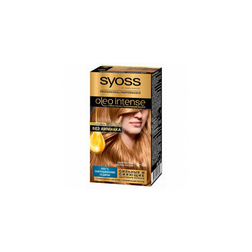 Набор из 3 штук Краска для волос SYOSS Oleo Intense 8-86 Золотистый светло-русый