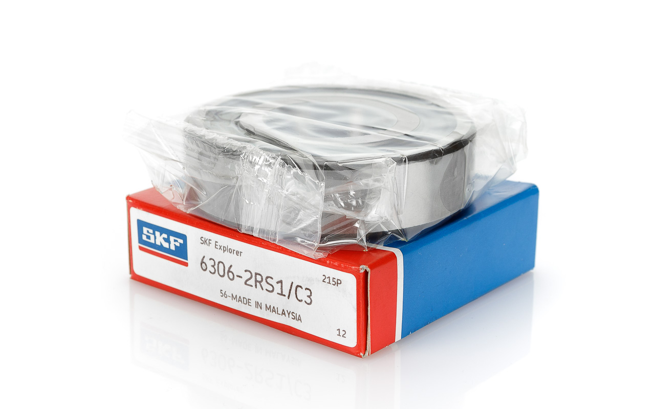 Подшипник 6306 2RS1C3 SKF шариковый радиальный однорядный закрытый