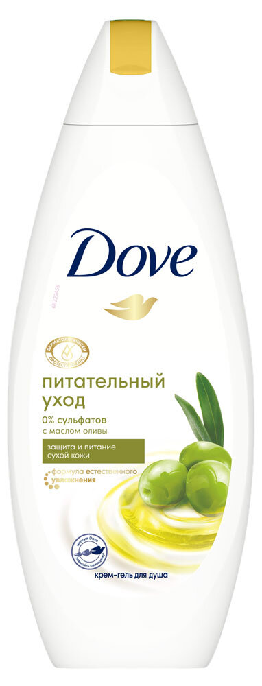 Гель для душа Dove Питательный уход с маслом оливы, 250 мл