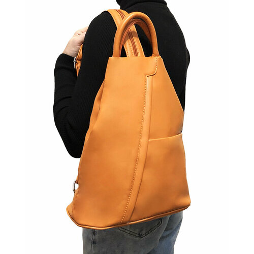 фото Рюкзак кросс-боди , внутренний карман, оранжевый bental