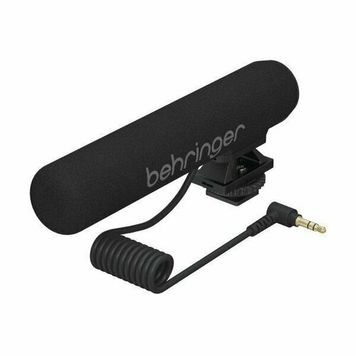 Behringer GO CAM Компактный конденсаторный накамерный микрофон-пушка, 50 Гц - 18 кГц, кабель 0,4 м behringer video mic накамерный конденсаторный микрофон со съемным держателем и башмаком подходит д