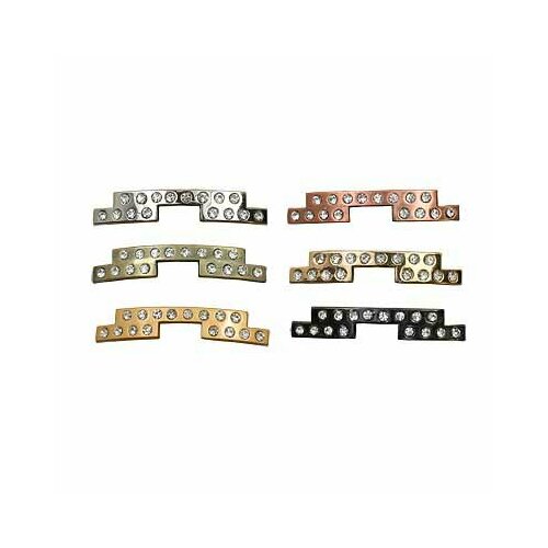 Фурнитура Micron GB 1450 Украшение Отрывки 45 х 8 мм №15 шлифованная медь (прозрачный)