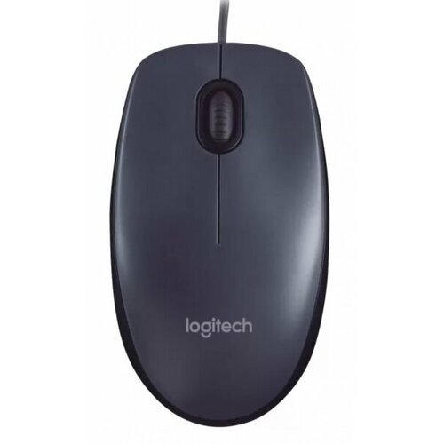 Мышь Logitech M90 (910-001793) мышь logitech m90 optical mouse usb black 1000dpi rtl [910 001794 910 001793] 910 001793