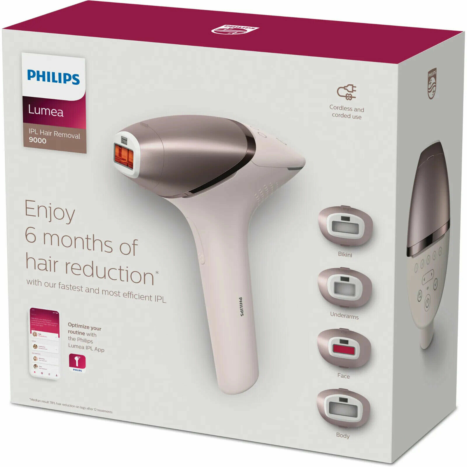 Фотоэпилятор Philips BRР958 Lumea IPL 9900 Series — фото 1