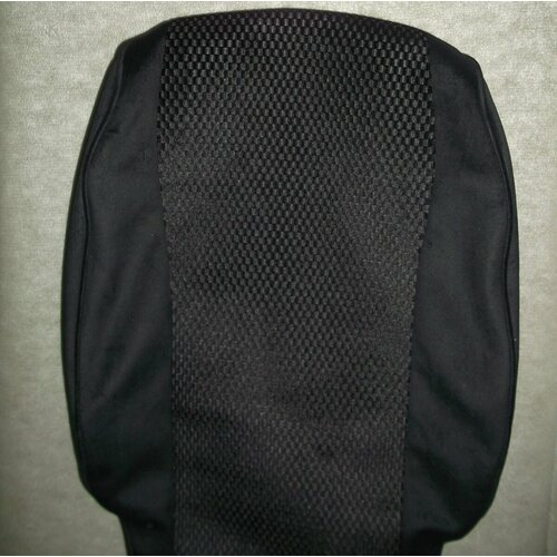 Модельные чехлы на Honda Airwave 2005-2010 г. (чёрный велюр_рогожка)