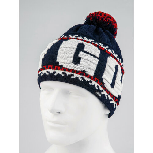 фото Шапка бини oxygon, размер 54/60, синий