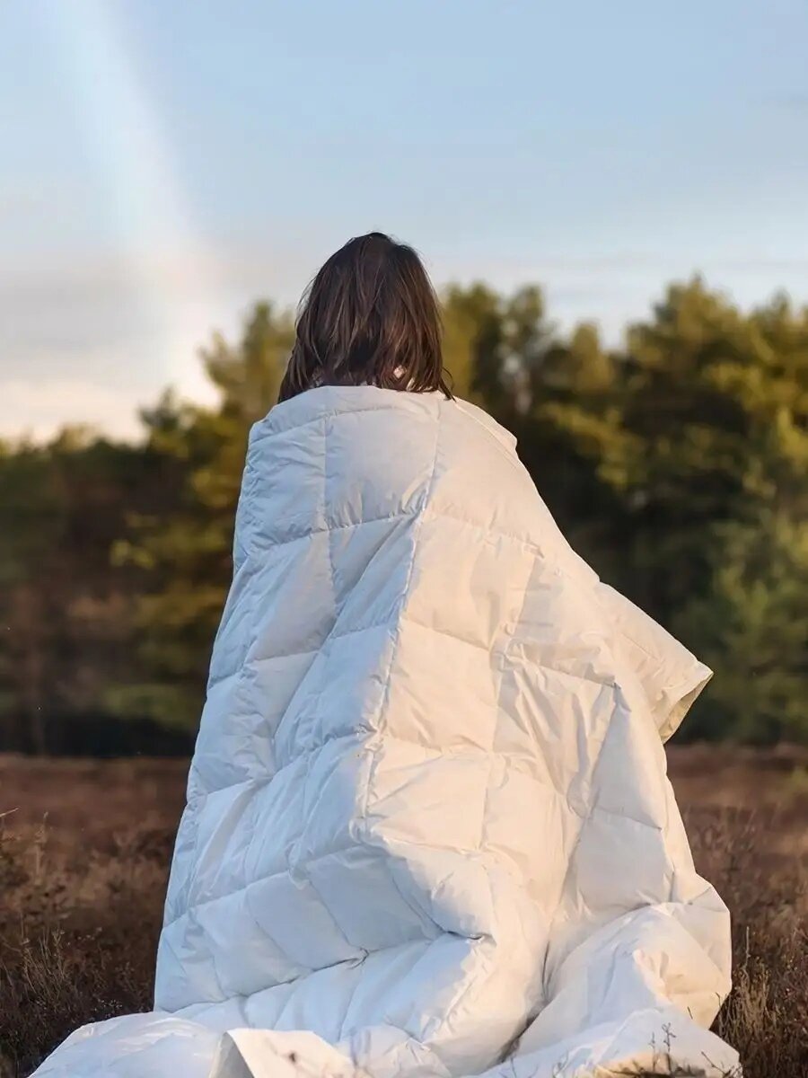 Одеяло двуспальное, всесезонное бамбук/микрофибра 300г/м2 2сп 172*205см — фото 1