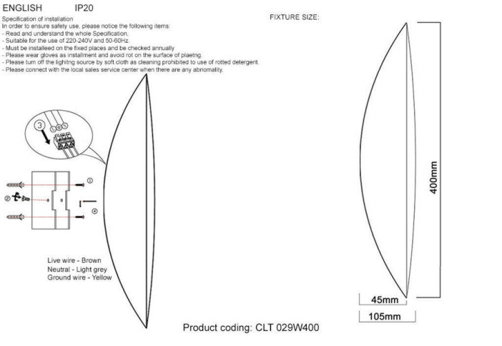 Бра Crystal Lux CLT 029W400 GO - фото №4