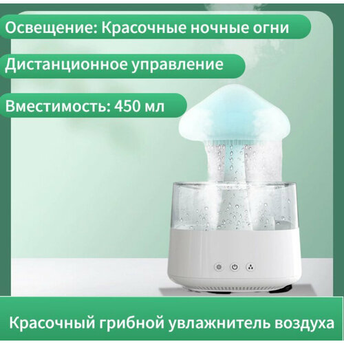 Увлажнитель воздуха Увлажнитель с подсветкой Увлажнитель воздуха гриб с дождём от Shark-Shop 390000₽