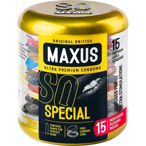 Maxus / Презервативы Maxus Special точечно-ребристые 15шт 3 уп