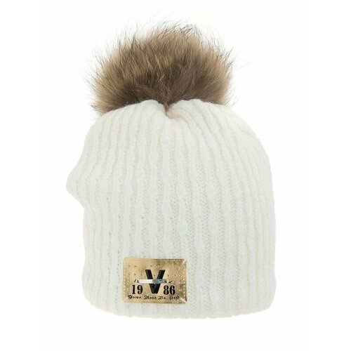 фото Шапка mialt, размер 54-56, белый