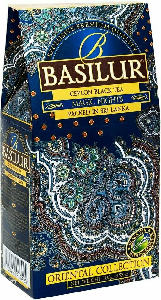 Чай черный Basilur Восточная коллекция Волшебные ночи 100г 1уп