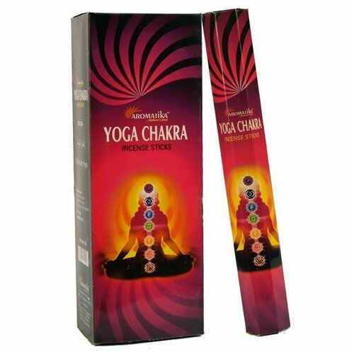 Благовония палочки ароматические йога чакра (Aromatika, Yoga Chakra, 20 палочек)