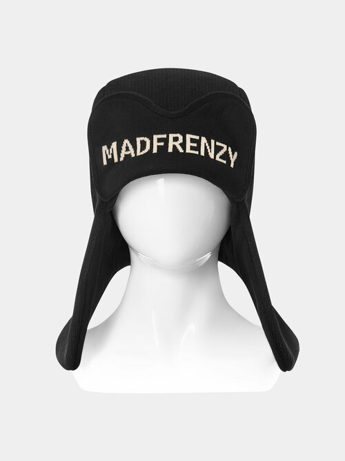 Шапка MADFRENZY, размер OneSize, черный