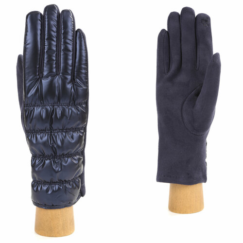 Перчатки FABRETTI, демисезон/зима, сенсорные, подкладка, утепленные, размер 7, синий
