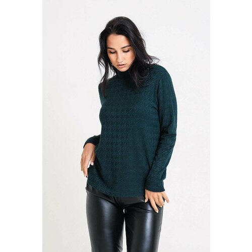 фото Водолазка натали, размер 44, зеленый