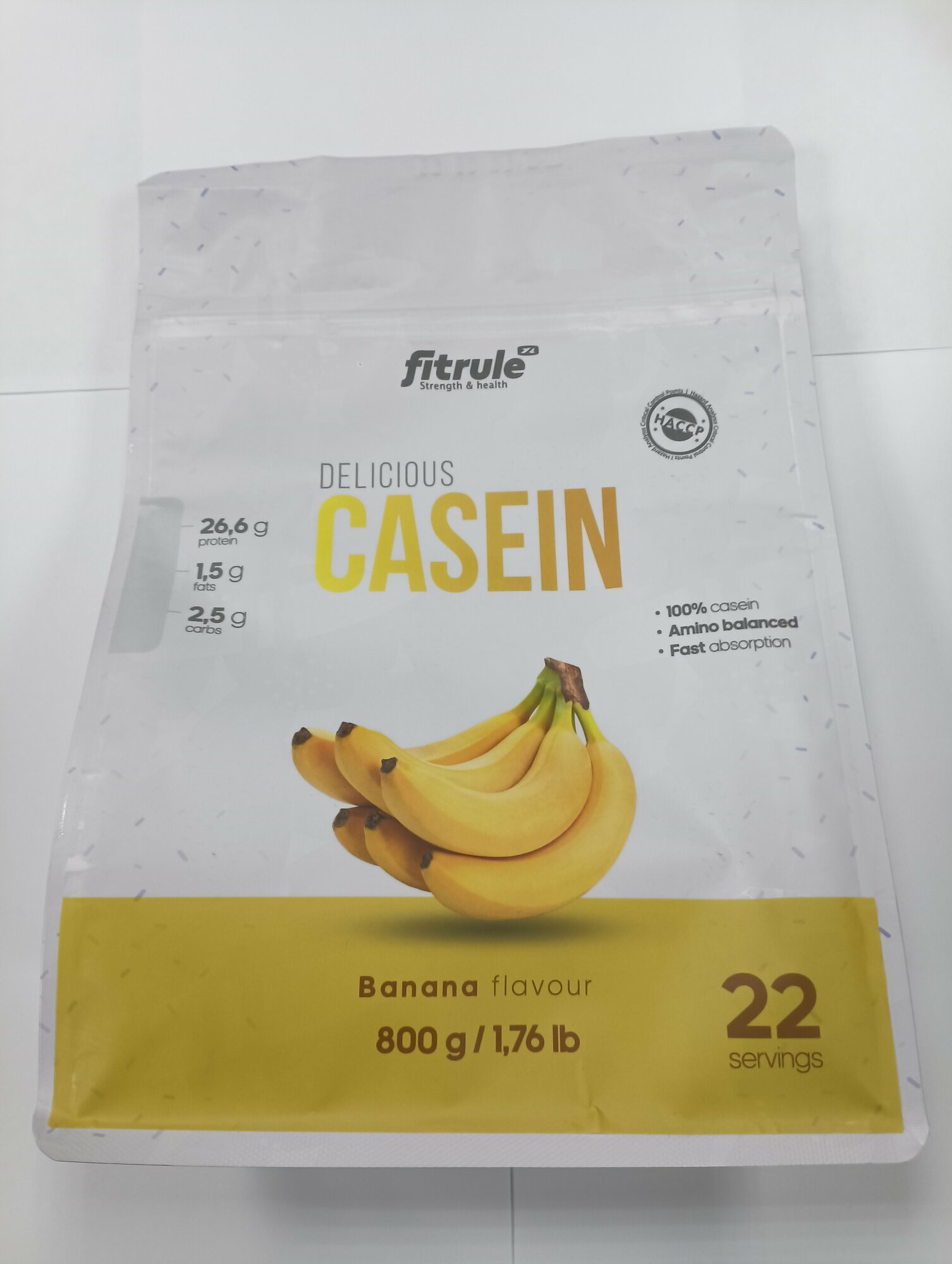 FitRule Delicious Casein (800 гр) (банан)