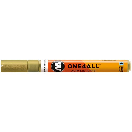 Акриловый маркер One4all 127HS 127306 металлик золото 2 мм
