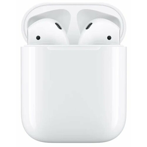 Беспроводные наушники Apple AirPods 2 с зарядным футляром MV7N2 Lightning белый 14630₽