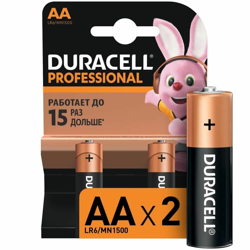 Батарейка DURACELL Professional AAA (LR03) 2 шт