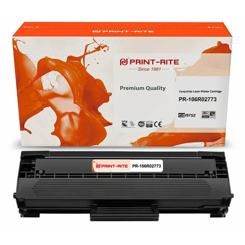 Картридж лазерный Print-Rite TFXAJABPU1J PR-106R02773 106R02773 черный картридж bion 108r00908 1500стр черный