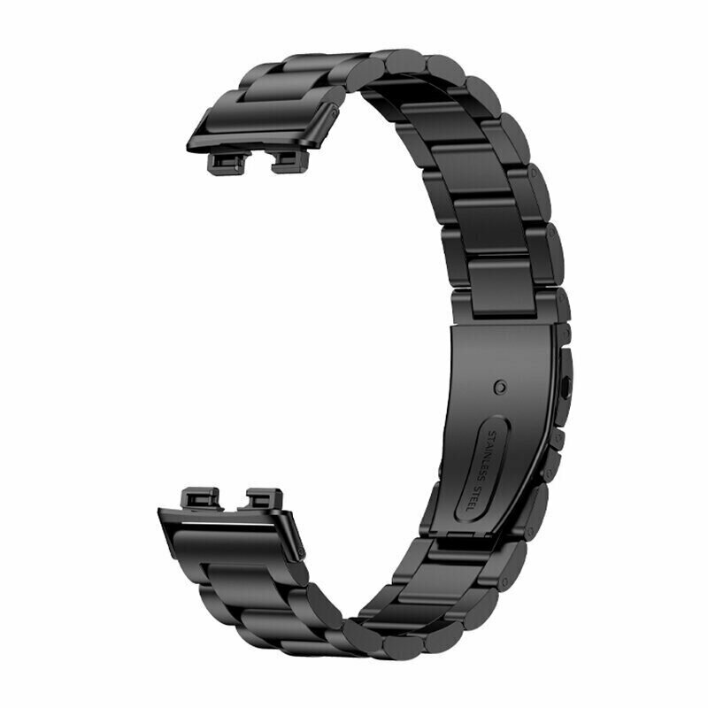 Стальной браслет для HUAWEI Band 8 (черный)