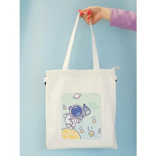 фото Сумка шоппер , белый нет бренда