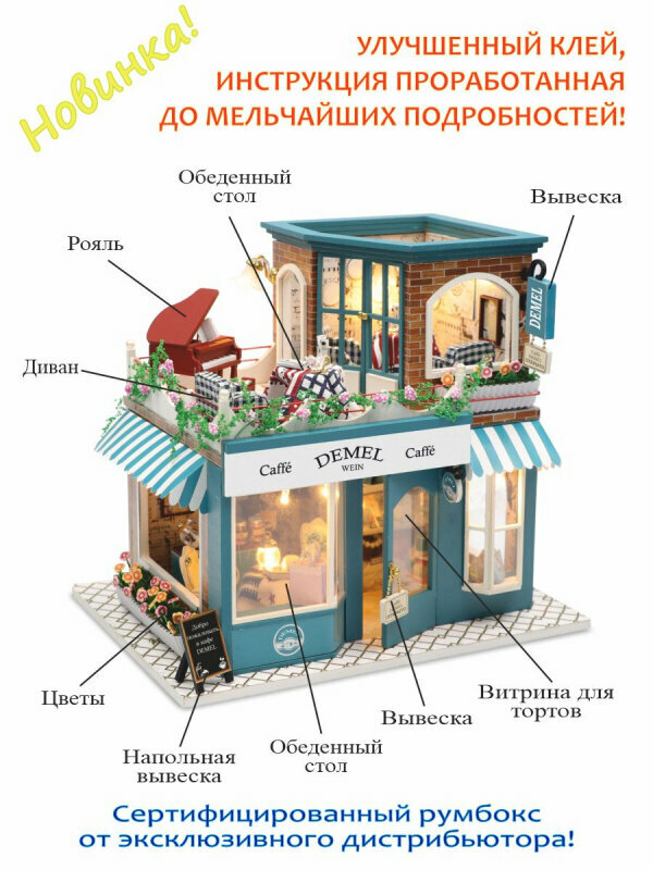 HOBBY DAY Румбокс "Известные кафе мира": Caffe Demel - фото №2