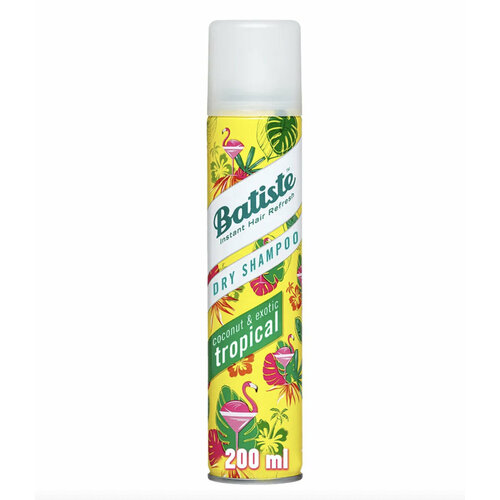 Batiste Сухой шампунь для волос Tropikal, 200 мл